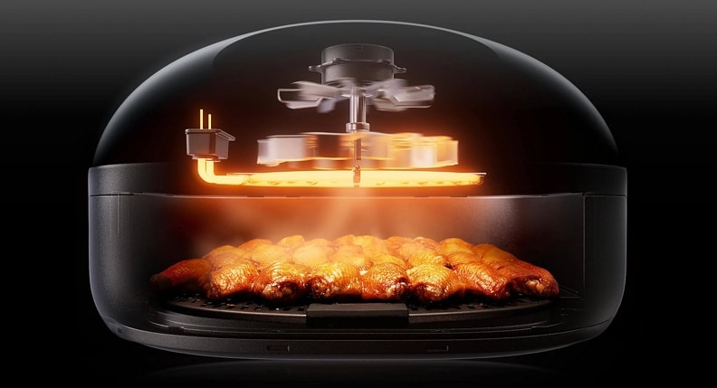 buffet lamp IR heater for rapid heating